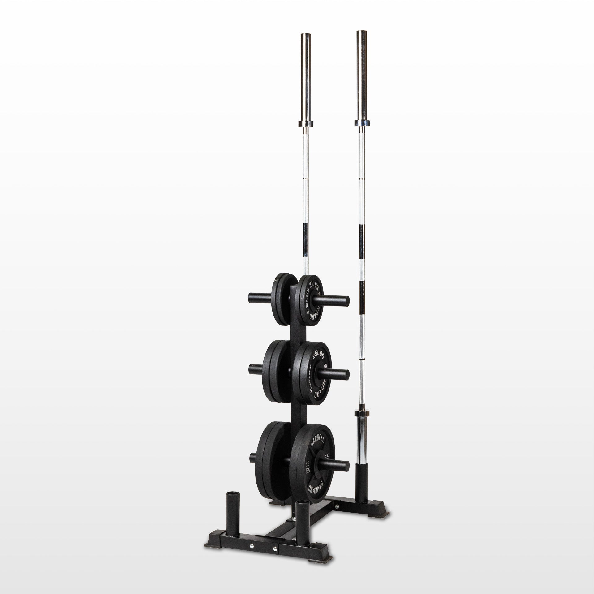 Olympic Weight Plate Tree and Barbell Storage